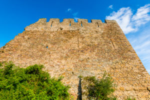Castle ruin Lewenstein near Niedermoschel, North Palatinate highlands, also called Lehinberg, Lemberg or Lewenburg, you can see the remains of the palace, former county of Veldenz, Castle ruin Lewenstein near Niedermoschel, North Palatinate highlands, also called Lehinberg, Lemberg or Lewenburg, you can see the remains of the palace, former county of Veldenz,